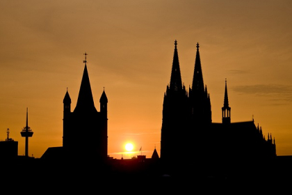 Kölner Dom zur Abendstunde